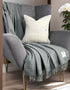 Mcnutt Cashmere & Merino Throw | Alpine Limestone
