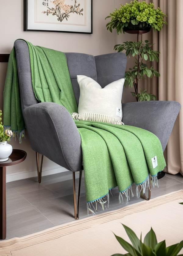 McNutt Herringbone Blanket Throw | Maddie