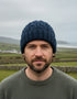 Aran Pure Wool Worsted Hat | BlackWatch