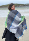 Mcnutt Navy & Smoke Pashmina Wrap