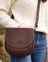 Lee River Saddle Bag | Brown Italian Leather Crossbody