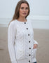 Merino Lumber Aran Cardigan | Natural - Clearance