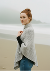 IrelandsEye Poncho | Silver Marl