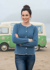IrelandsEye Women's Killiney Cardigan | Harbour Blue