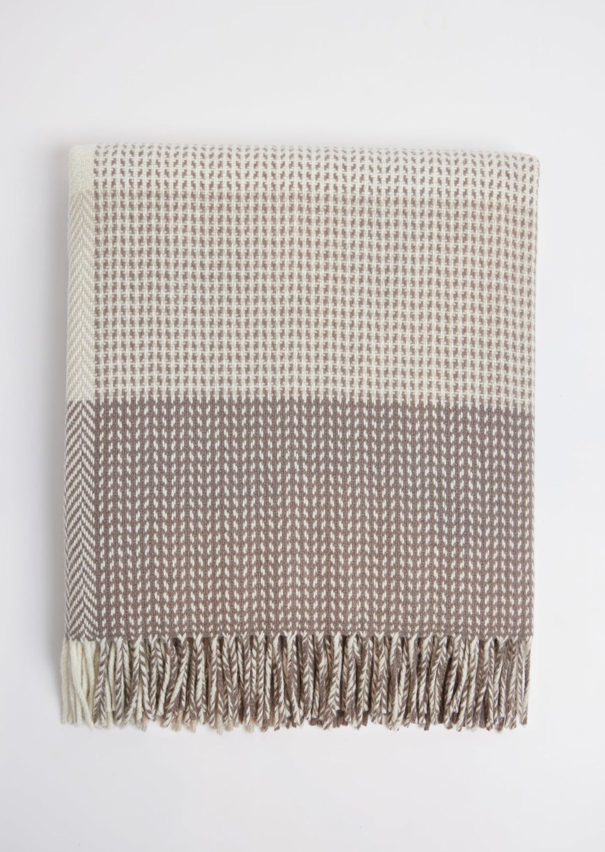 Foxford Dún Briste Cashmere and Lambswool Throw