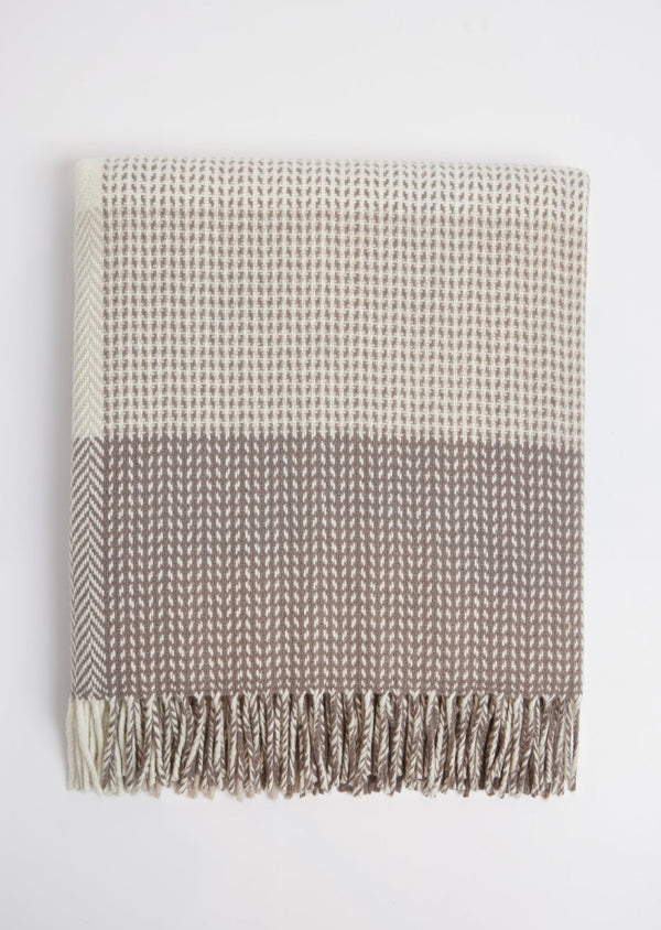 Foxford Dún Briste Cashmere and Lambswool Throw