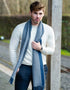 McNutt Lambswool Scarf | Denim Reversible