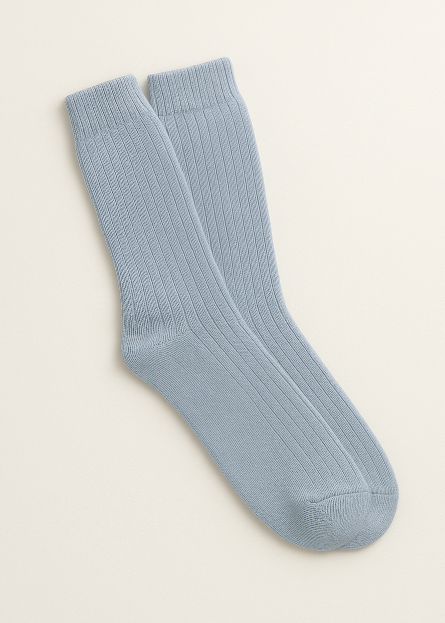 Wild Donegal Cashmere Blend Socks | Sky Blue
