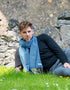 McNutt Donegal Tweed Scarf | Ocean