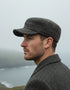 Donegal Tweed Cadet Cap | Charcoal
