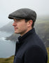 Donegal Tweed Flat Cap Charcoal