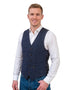 Donegal Tweed Navy Waistcoat | Premium Irish Wool | Hatman of Ireland