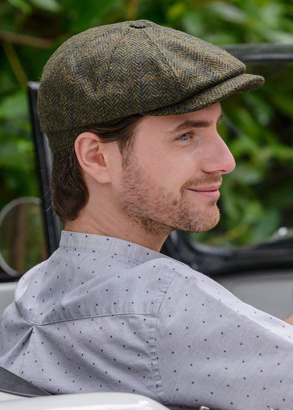 Mucros Driving Cap | Green