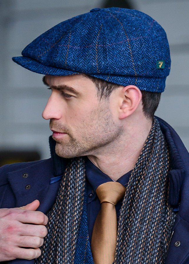 Mucros Driving Cap | Blue