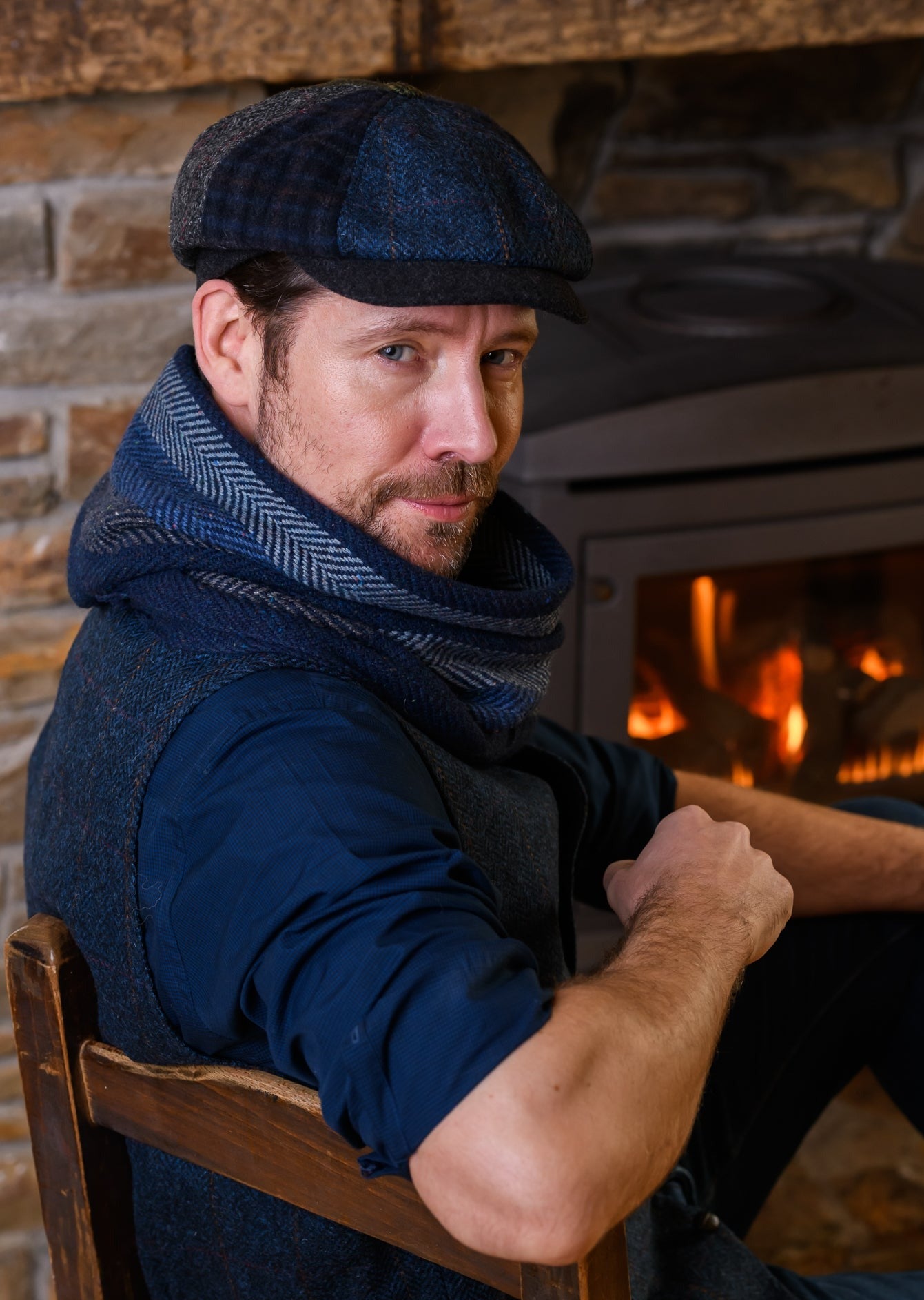 Mucros Patch Driving Cap