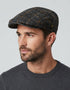 Dubliner Charcoal Check Flat Cap | Genuine Donegal Tweed | Hatman of Ireland