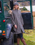 Mucros Dunloe Cape | Grey Herringbone