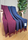 Mcnutt Pure Wool Throw | Dusk & Garnet Reversible