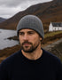 Aran Donegal Fleck Wool Hat - Grey Marl