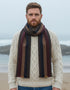 Mucros Donegal Scarf | Mustard Brown