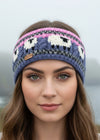 Erin Aran Sheep Headband | Blue & Pink