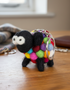 Knitted Wool Standing Sheep Keyring | MultiColour