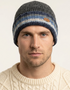 Erin Rib Pullon Turnup Hat | Blue