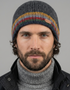 Erin Rib Turnup Hat | Charcoal Wool