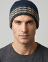 Erin Rib Turnup Hat | Navy Wool