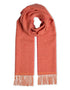 Foxford Lambswool Scarf | Papaya/Orange