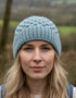 Aran Merino Wool Hat - Aqua