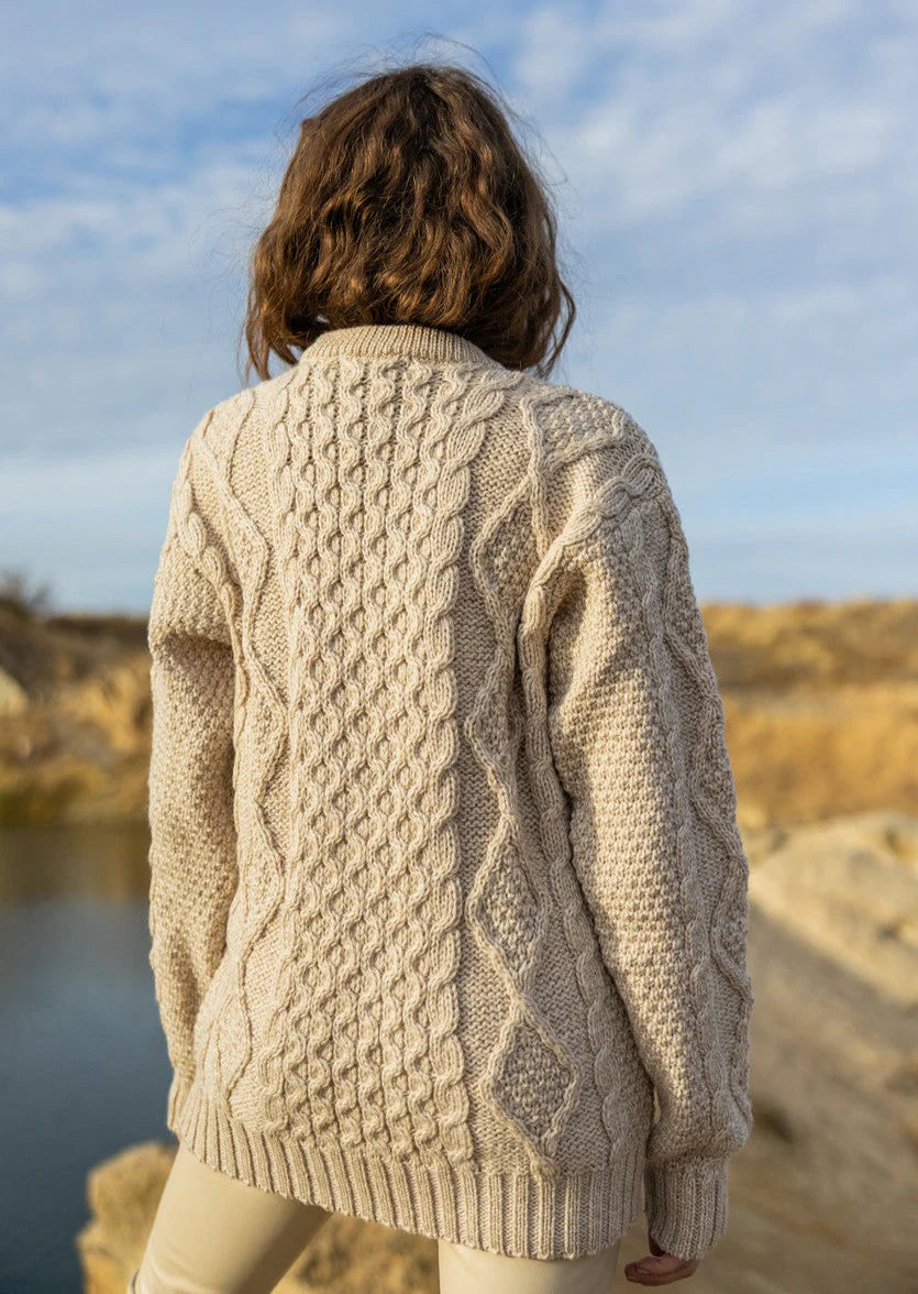 Heavy Weight Aran Fisherman Sweater