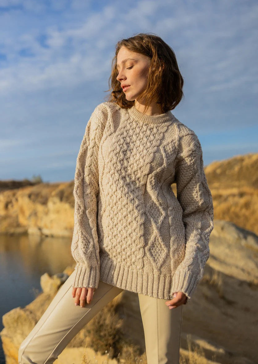 Heavy Weight Aran Fisherman Sweater