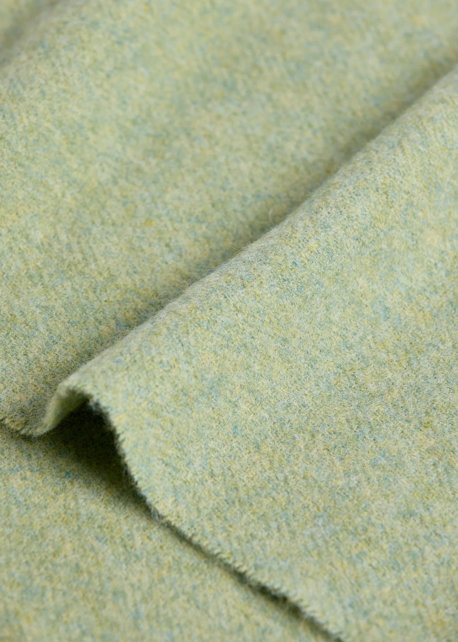 Foxford Lambswool Scarf | Green Melange