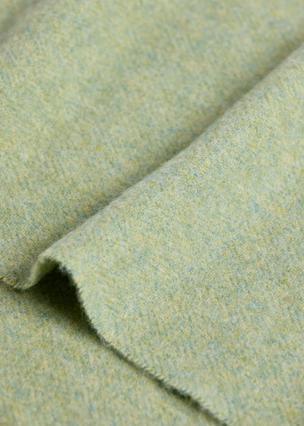 Foxford Lambswool Scarf | Green Melange