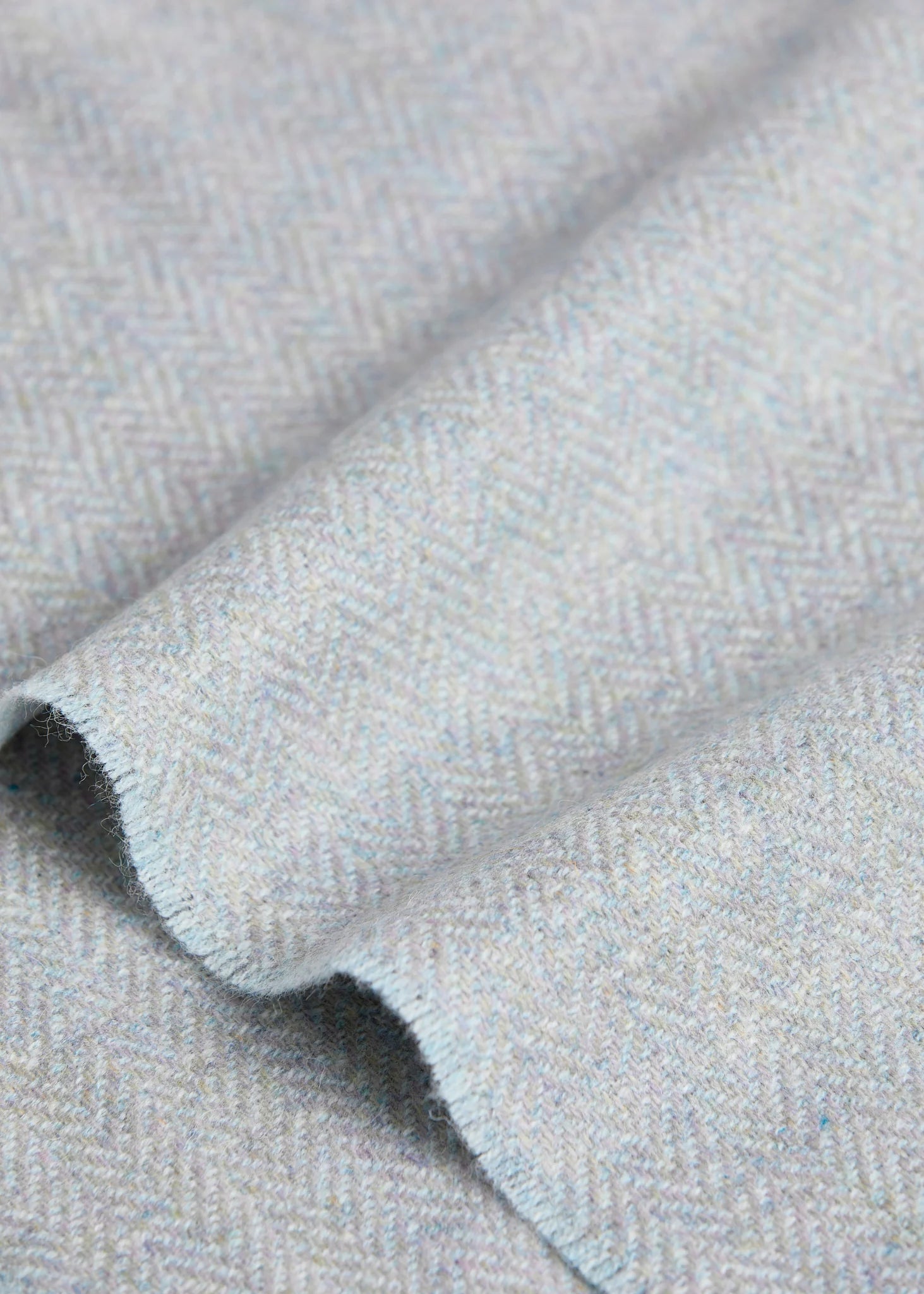 Foxford Lambswool Scarf | Aqua Melange