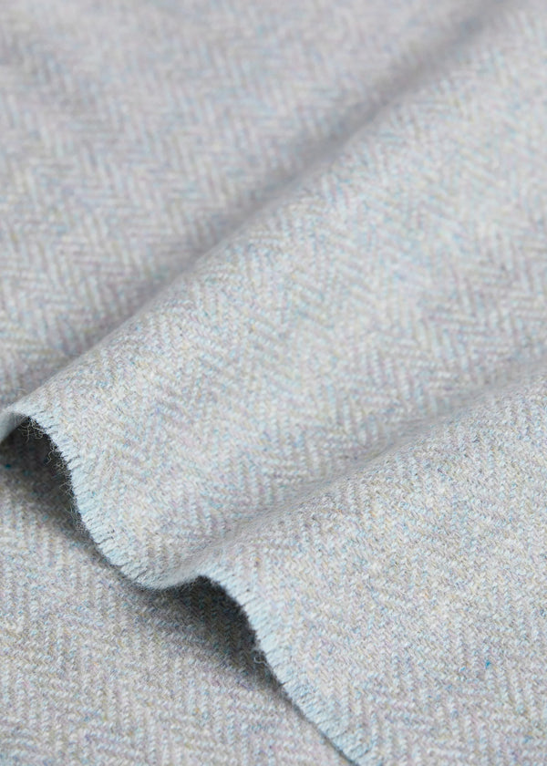 Foxford Lambswool Scarf | Aqua Melange