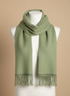 Foxford Lambswool Scarf | Green Melange