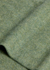 Foxford Lambswool Scarf | Green Herringbone