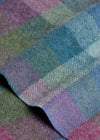 Foxford Lambswool Scarf | Green Turquoise Check