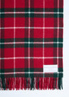 Foxford Lambswool Throw | Ashford Green Check