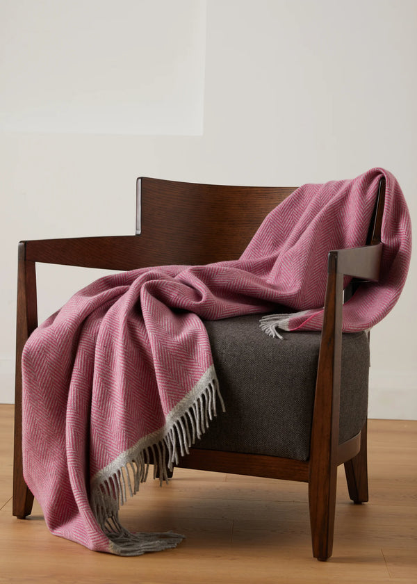 Foxford Croía Cashmere and Lambswool Throw