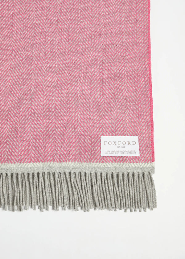 Foxford Croía Cashmere and Lambswool Throw