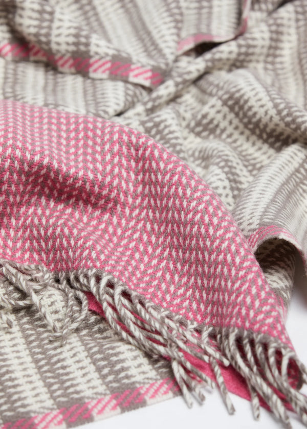 Foxford Cashmere and Lambswool Throw | Ella
