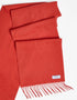 Foxford Lambswool Scarf | Paprika Herringbone