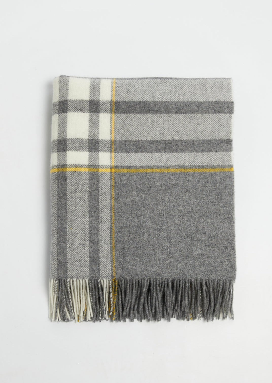 Foxford Liath Lambswool Throw