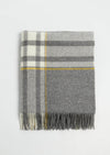 Foxford Liath Lambswool Throw