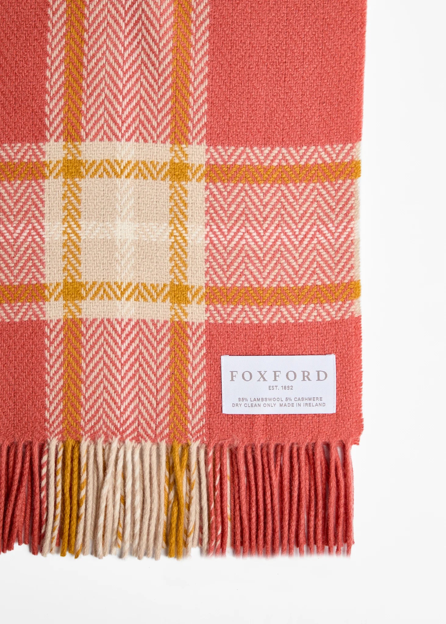 Foxford Cashmere and Lambswool Throw | Macha