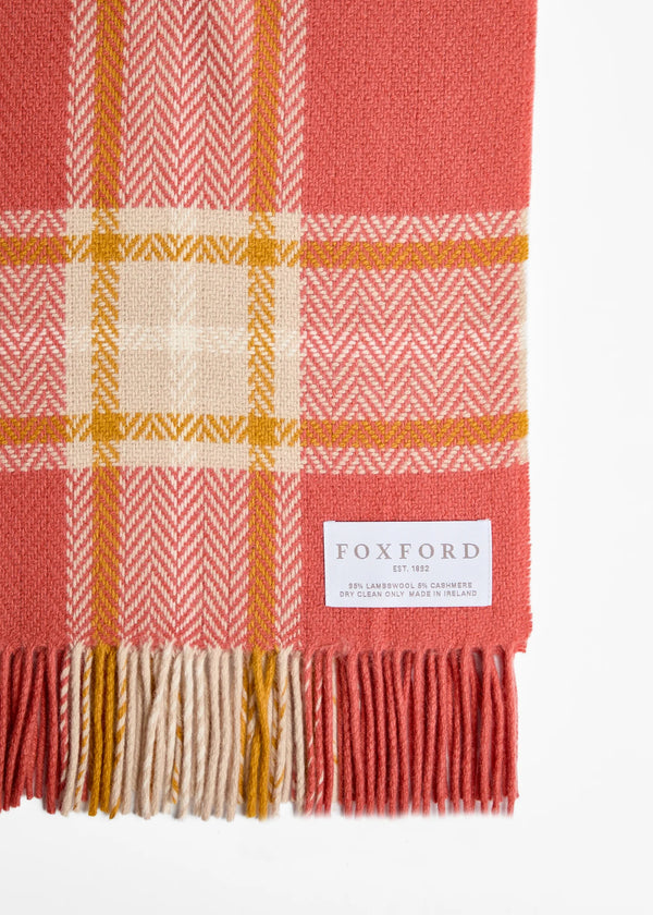 Foxford Cashmere and Lambswool Throw | Macha