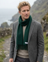 Foxford Lambswool Scarf | Amazon Green | 100% Irish Lambswool